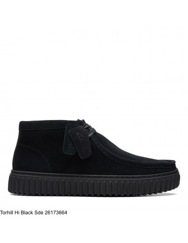Derbies Homme - Clarks Torhill Hi Black Sde - 26173664