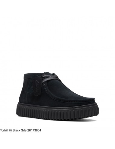 Derbies Homme - Clarks Torhill Hi Black Sde - 26173664