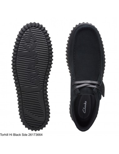 Derbies Homme - Clarks Torhill Hi Black Sde - 26173664