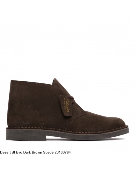 Boots Homme - CLARKS - Desert Boot Evo Dark Brown - 26166784