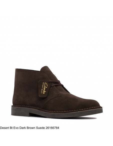Boots Homme - CLARKS - Desert Boot Evo Dark Brown - 26166784