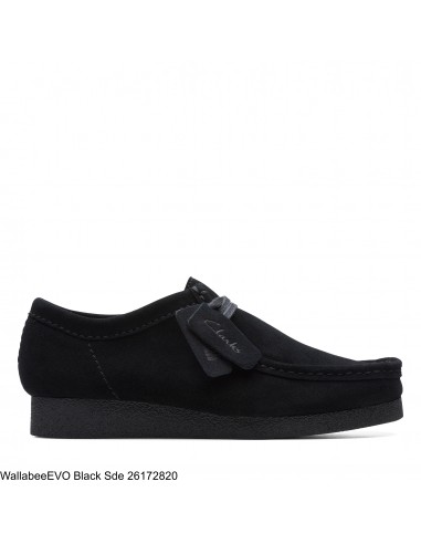 Derbies femme - Clarks - Wallabee Evo Dark Sand Suede - 26174746