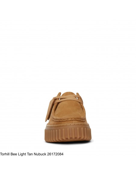 Derby Femme - CLARKS - Torhill Bee Light Tan Nubuck -  26172084
