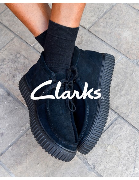 Derbies Homme - Clarks Torhill Hi Black Sde - 26173664