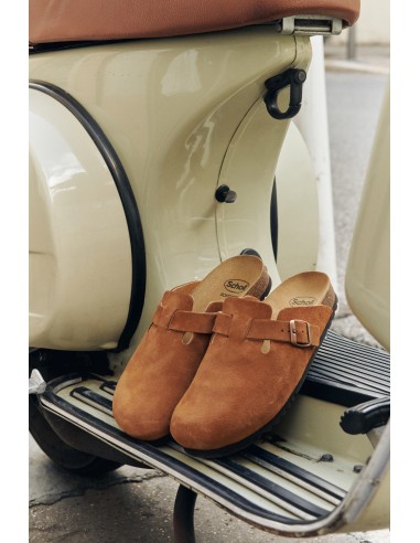 Sabots Femme SCHOLL FAE Daim Marron