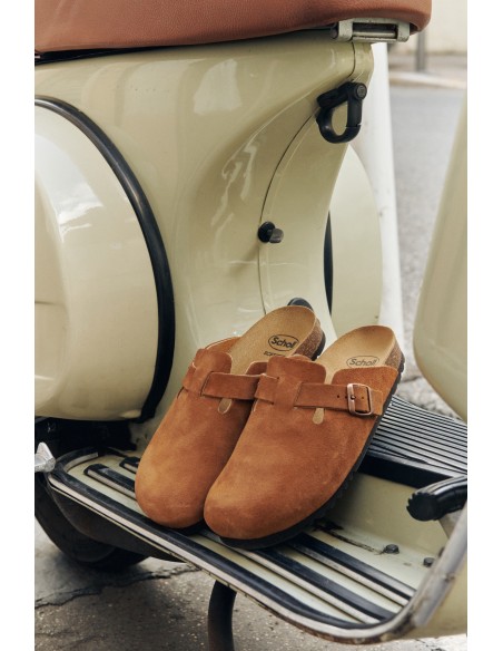 Sabots Femme SCHOLL FAE Daim Marron