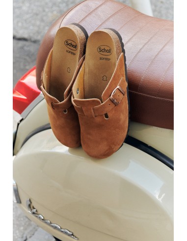 Sabots Femme SCHOLL FAE Daim Marron