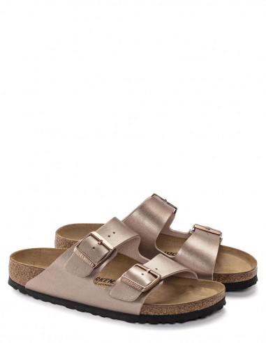 Birkenstock - Mules Femme Arizona Bf Copper Metalic 1023960