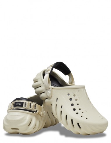 CROCS - Sabots Homme Echo Clog Bone/Black - 207937-2YJ