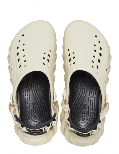 CROCS - Sabots Homme Echo Clog Bone/Black - 207937-2YJ