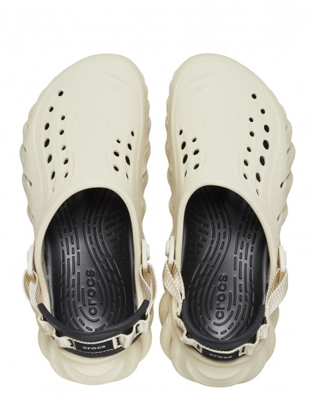 CROCS - Sabots Homme Echo Clog Bone/Black - 207937-2YJ