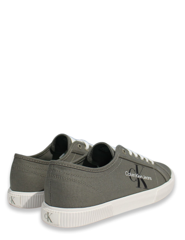 Baskets de ville homme Calvin Klein Ess Vulcanized Low toile olive YM00306-0IH
