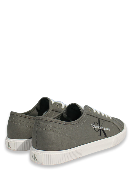 Baskets de ville homme Calvin Klein Ess Vulcanized Low toile olive YM00306-0IH
