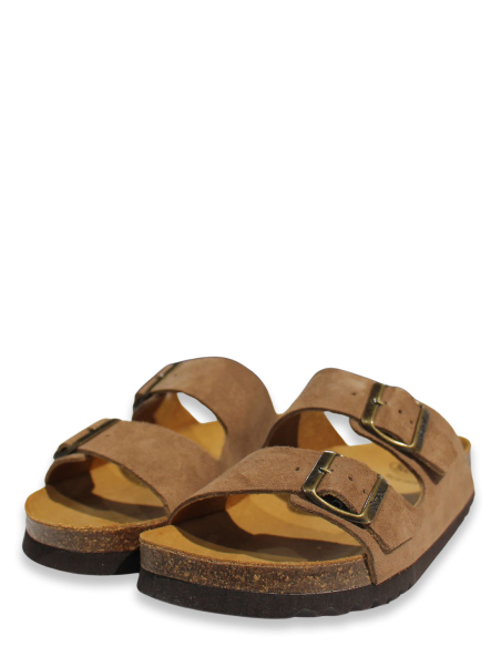 Mules Femme Scholl Josephine En Daim Taupe - F300501062