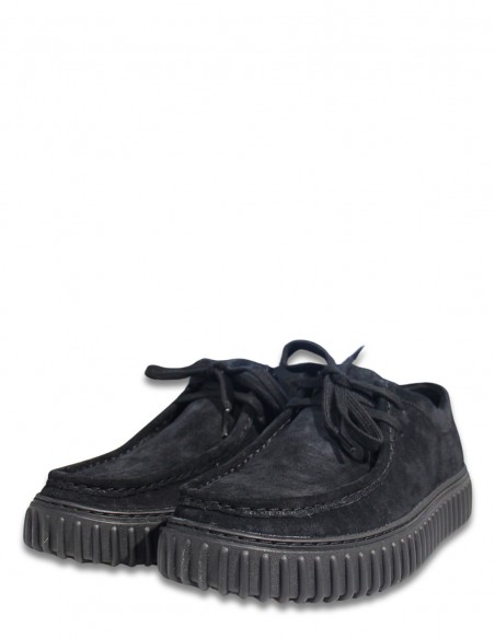 CLARKS - Derbies Homme Torhill Lo Black Suede - 26172019