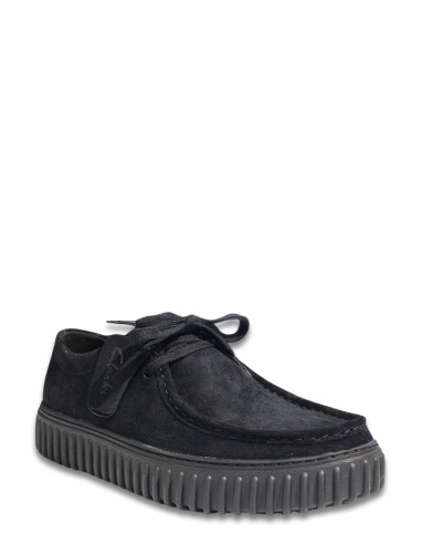 CLARKS - Derbies Homme Torhill Lo Black Suede - 26172019