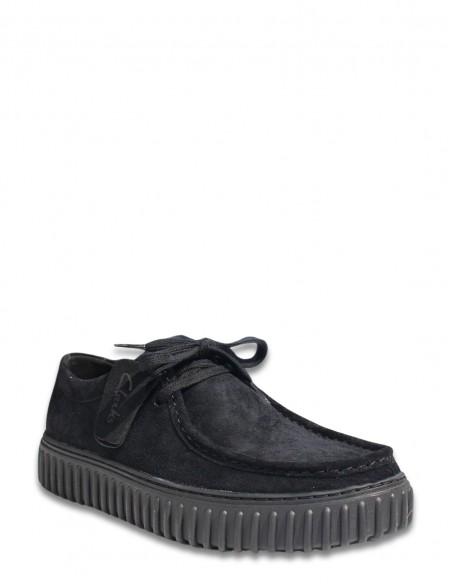CLARKS - Derbies Homme Torhill Lo Black Suede - 26172019