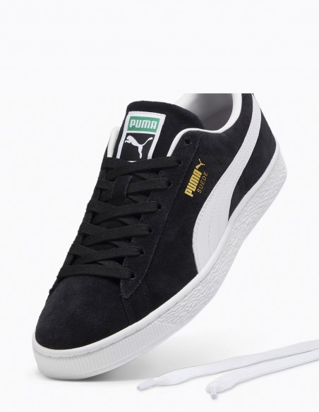 Puma Suede Classic Noir et Blanc : Élégance Intemporelle & Confort