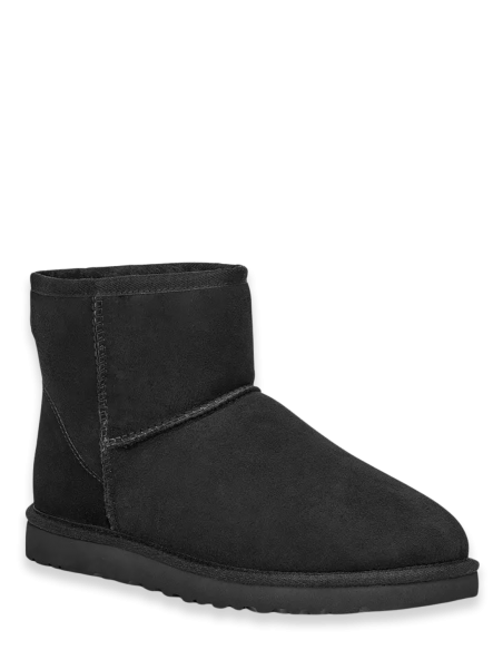 UGG Classic Mini pour Homme en Noir : Confort Luxueux pour le Quotidien