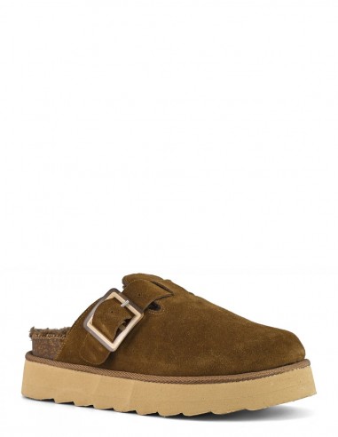 Colors of California - Sabots Femme Cow Suede Platform Marron - Hylton.fr
