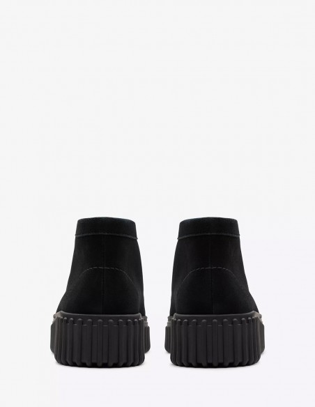 Clarks - Derbies Femme Torhill Moss Black Suède - Hylton.fr