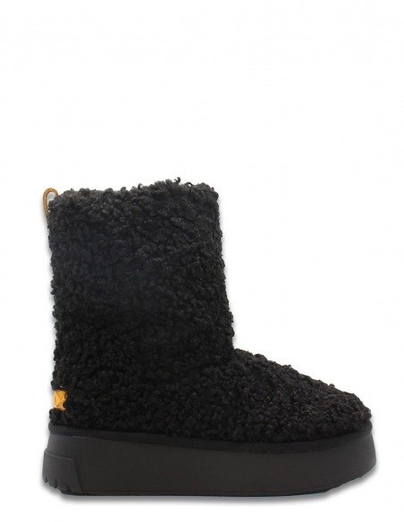 Bottes Fourrure Noires Colors of California - Hylton.fr