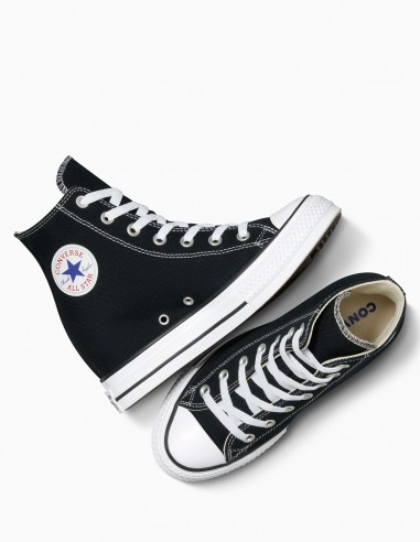 Sneakers Converse Chuck Iteration Hi noires montantes et compensées