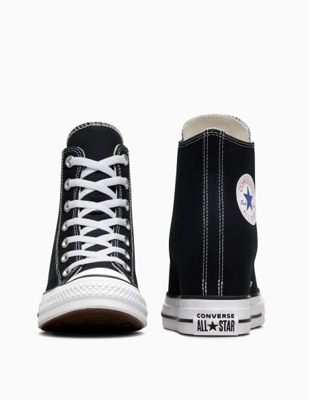 Sneakers Converse Chuck Iteration Hi noires montantes et compensées