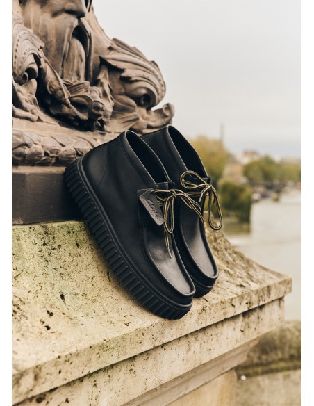 Clarks Originals - Torhill Hi Boot Black Leather  - Hylton.fr