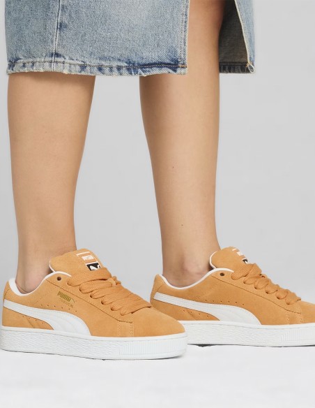 Baskets Puma Suede XL Femme - Daim camel