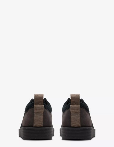 Derbies Homme Clarks wallabeeftr2lo daim Noir combi