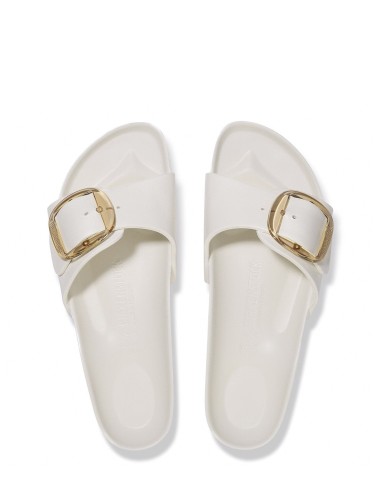 Birkenstock Claquettes Femme Big Buckle madrid Blanc