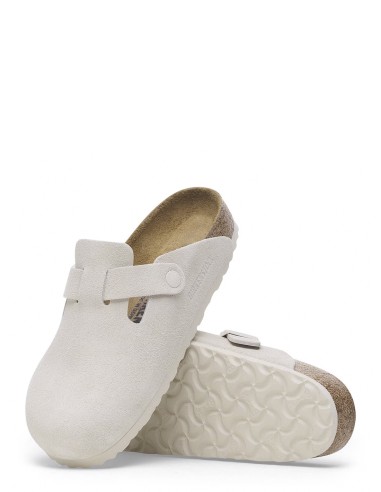 Sabots Femme Birkenstock Boston Antique White - Confort et Style