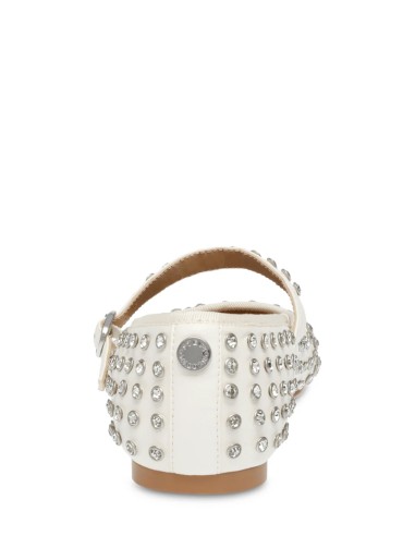 Ballerines Steve Madden Mary Jane Spike – Élégance et Audace en Blanc Clouté