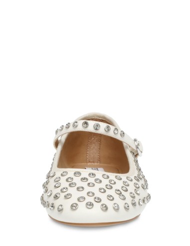 Ballerines Steve Madden Mary Jane Spike – Élégance et Audace en Blanc Clouté