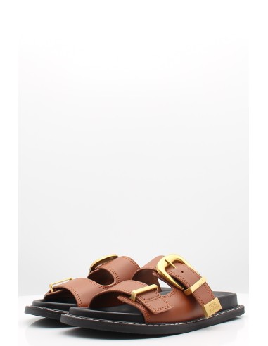 Sandales Steve Madden Arch-e Slides Cuir Marron - Confort et Élégance d'été