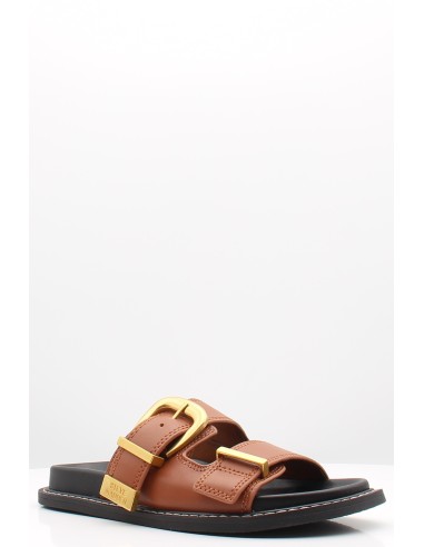 Sandales Steve Madden Arch-e Slides Cuir Marron - Confort et Élégance d'été