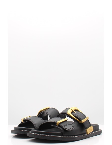 Sandales Steve Madden arch-e slides - Confort et Élégance avec Boucles Dorées