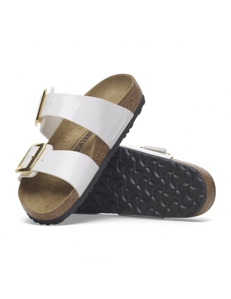 Birkenstock Sydney 1029438 – Sandales femme blanches à deux brides