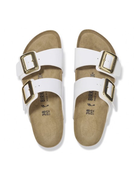 Birkenstock Sydney 1029438 – Sandales femme blanches à deux brides