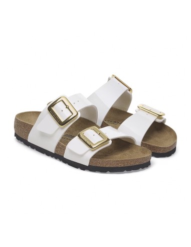 Birkenstock Sydney 1029438 – Sandales femme blanches à deux brides