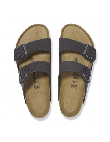 Birkenstock Arizona Velvet Gray – Sandales à double bride mixte