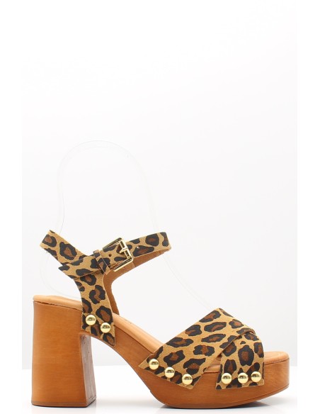 Sandales Sandro Rosi 9272 Leopard - Élégance Sauvage et Confort