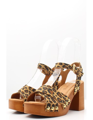 Sandales Sandro Rosi 9272 Leopard - Élégance Sauvage et Confort