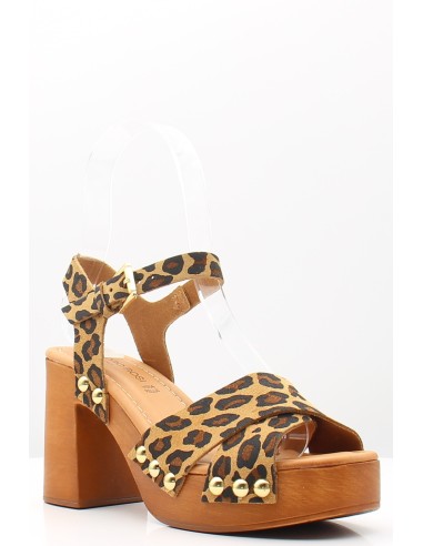 Sandales Sandro Rosi 9272 Leopard - Élégance Sauvage et Confort