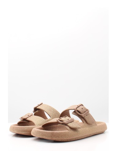 Claquettes Femme Jessy Copper Light - Élégance Estivale en beige