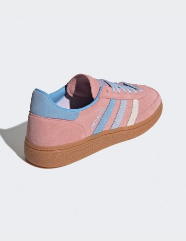 Sneakers Femme Adidas Handball Spezial IG1974 daim rose bleu.
