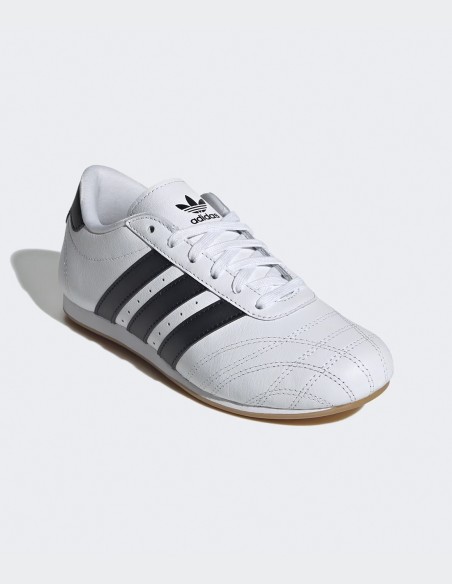 Adidas Taekwondo Lace  – Chaussures arts martiaux enfant noires et blanches