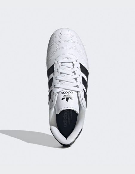 Adidas Taekwondo Lace  – Chaussures arts martiaux enfant noires et blanches