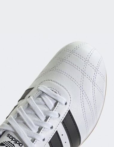Adidas Taekwondo Lace  – Chaussures arts martiaux enfant noires et blanches